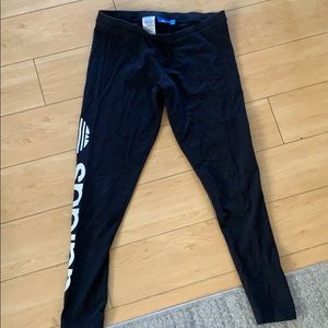 Black Adidas Leggings Size Large